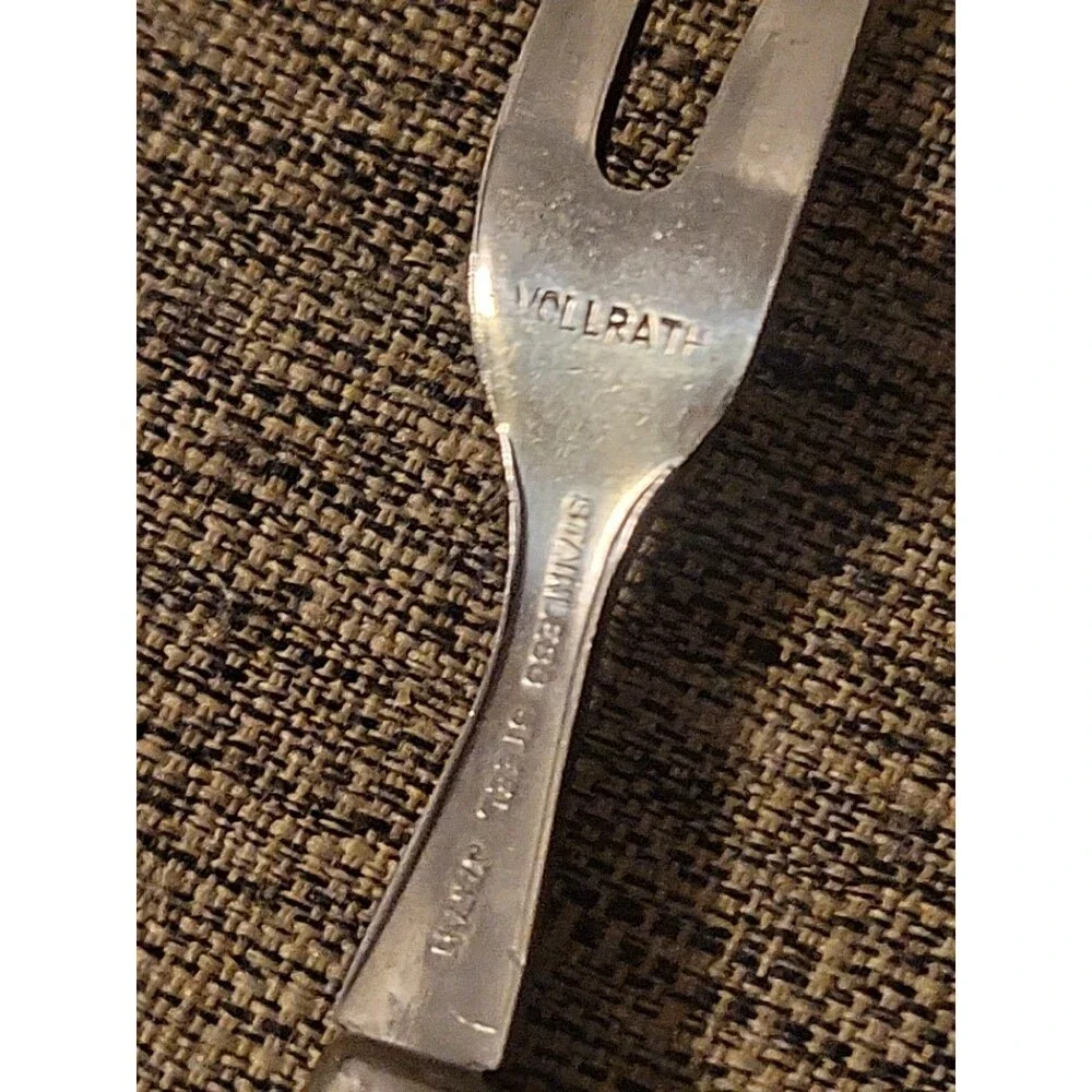 Pair Fondue Forks MCM Black Handle Vollrath Japan Vintage h'orderves Appetizer